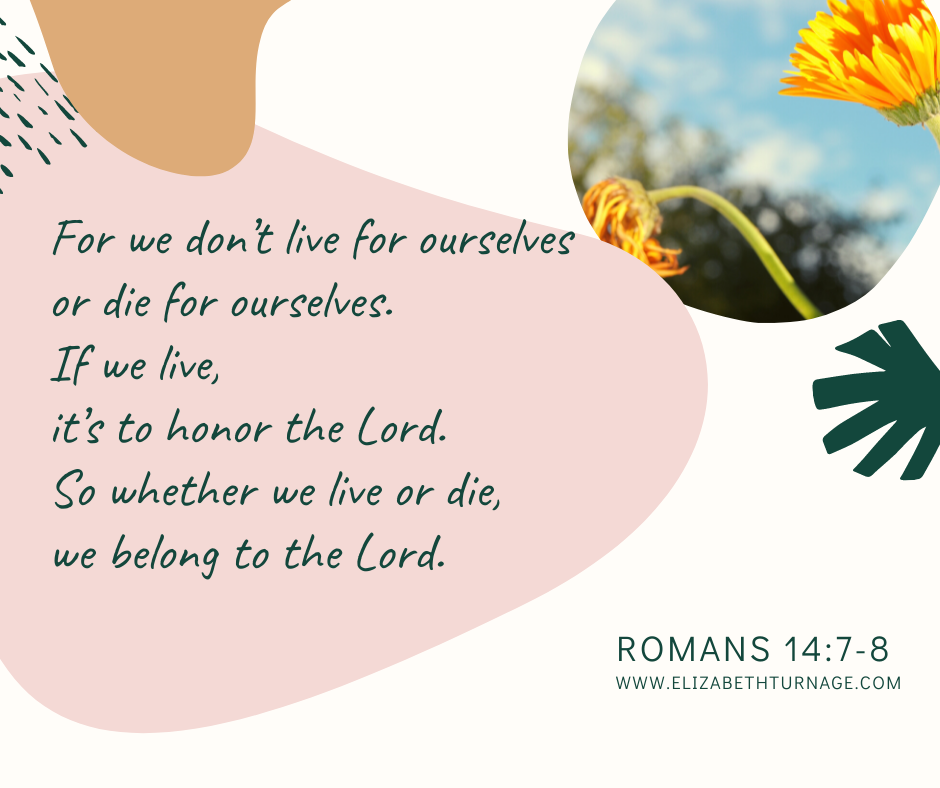 Romans 14:7-8