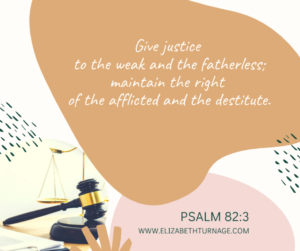 How long will you judge unjustly and show partiality to the wicked? Psalm 82:2