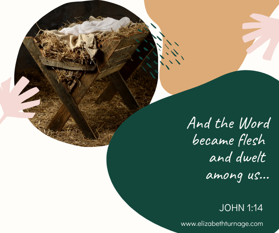 And the Word became flesh and dwelt among us…John 1:14