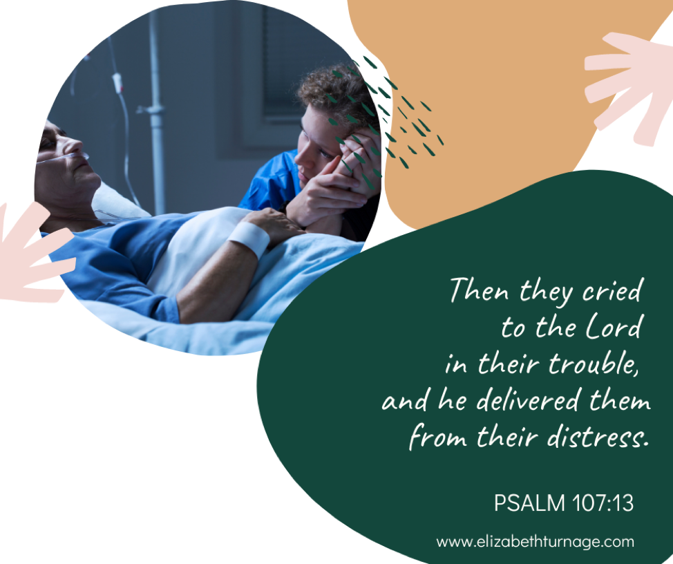 Then they cried to the Lord in their trouble, and he delivered them from their distress. Psalm 107:13