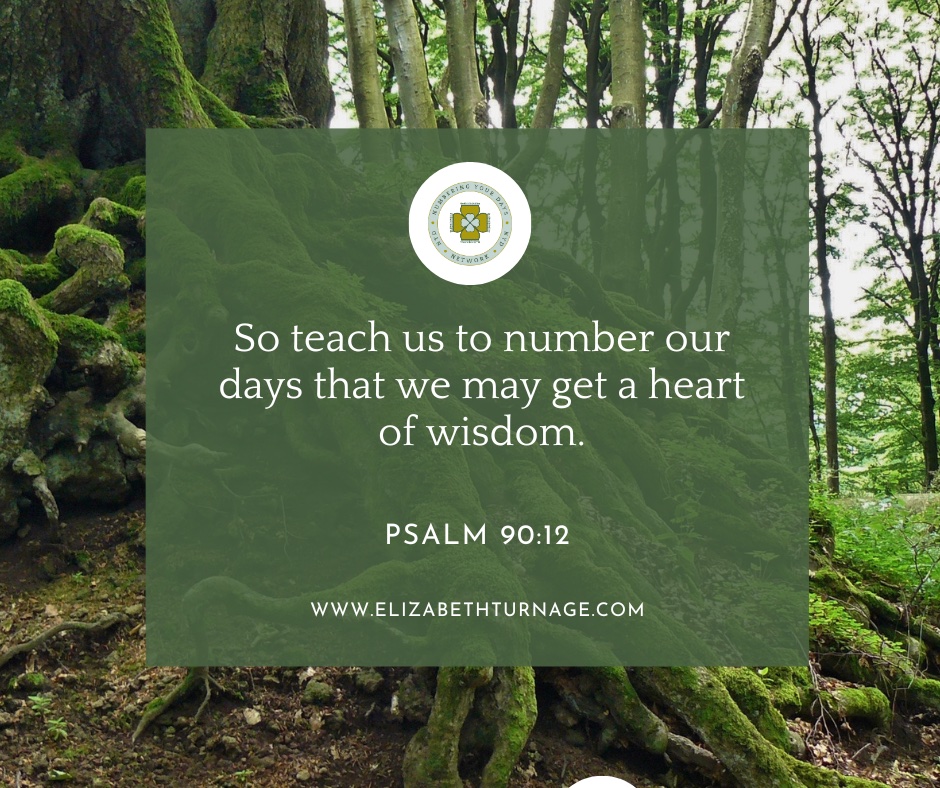 So teach us to number our days that we may get a heart of wisdom. Psalm 90:12