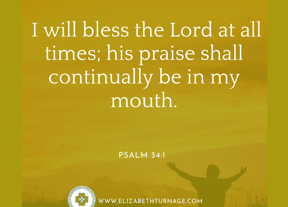 A Prayer about Blessing the Lord at All Times