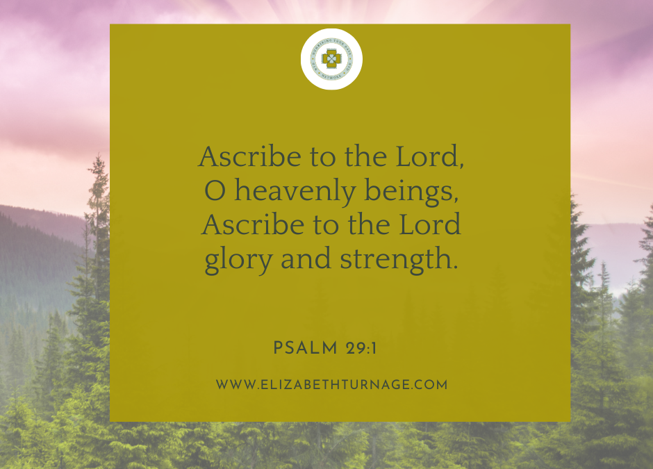 A Prayer about Ascribing Glory to the Lord