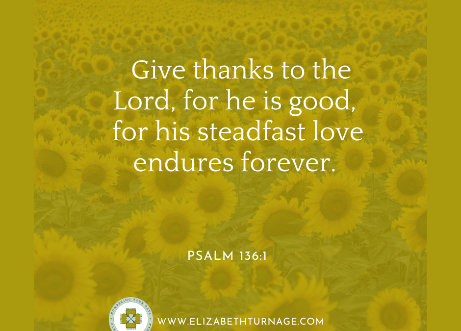 A Prayer about Thanking God for His Steadfast Love