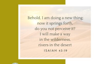 A Prayer about the New Things God Will Do in 2025