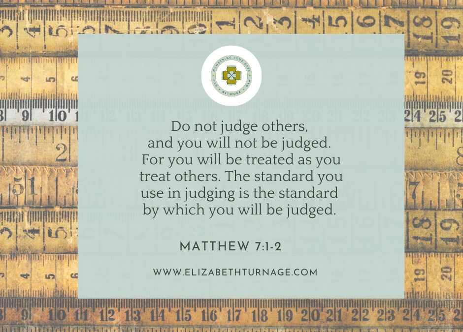 A Prayer about Not Judging Others